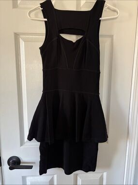 open lace back dress French Connection Paulette Embroidered Dress